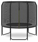 Magic Jump Fiber Grey trampoline 251 met veiligheidsnet