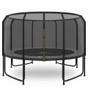 Magic Jump Fiber Grey trampoline 427 cm met veiligheidsnet