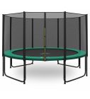 Magic Jump trampoline 427 cm Groen met veiligheidsnet