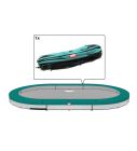 Trampoline Rand ovaal Berg Favorit Grand inground 520x345 cm Groen