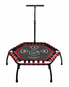 Fitness Trampoline Magic Circle Pro Hexagon 100 cm Rood