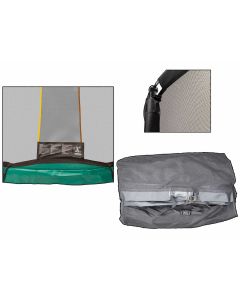 Trampoline los veiligheidsnet fiber rechthoek 244x366 cm met sluis(zonder palen)