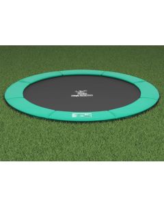 Flat to the Ground Trampoline Magic Circle Pro Groen 427 cm