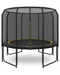 Magic Jump Fiber Black trampoline 305 met veiligheidsnet
