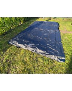Rechthoekige Trampoline Afdekhoes Flat To The Ground 244 x 366 cm Black