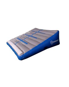 Schuinvlak 12spring 200x200x40 cm Blauw/grijs
