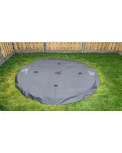 Trampoline Afdekhoes Flat To The Ground 251 cm Black