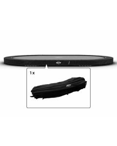 Trampoline Rand ovaal Berg Champion Grand inground 520x345 zwart