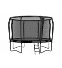 Akrobat Orbit Pro trampoline 430 cm antraciet met veiligheidsnet