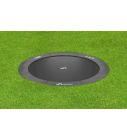 Flat to the ground Trampoline Primus Antraciet 300 cm