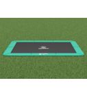 Flat to the ground Trampoline Rechthoekig Magic Circle Pro Groen 214x305 cm