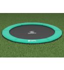 Flat to the Ground Trampoline Magic Circle Pro Groen 251 cm