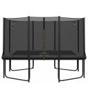 Magic Circle Pro Grey Rechthoekige Trampoline 244 x 366 cm met veiligheidsnet