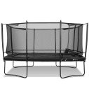 North Legend Rechthoekige Trampoline 460x310 cm met veiligheidsnet Black