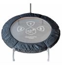 Trampoline rand Fitness Magic Circle Pro Zwart 125 cm Rond