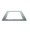 Trampoline Rand Rechthoekig Flat To The Ground Akrobat Primus 300x180 cm Antraciet