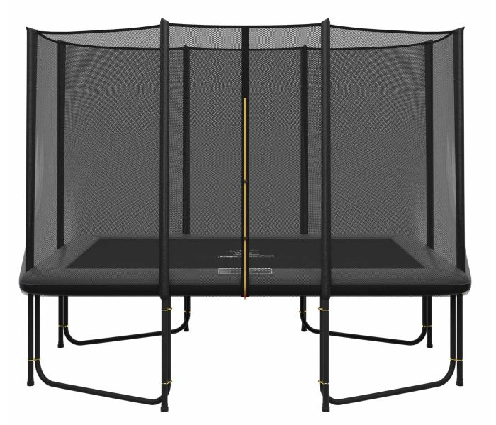 Magic Circle Pro Grey Rechthoekige Trampoline 214 x 305 cm met veiligheidsnet