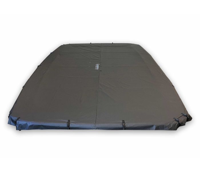 Rechthoekige Trampoline Afdekhoes Flat To The Ground 360 x 250 cm Black North