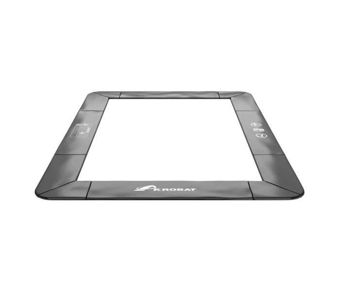 Trampoline Rand Rechthoekig Flat To The Ground Akrobat Primus 430x305 cm Zwart