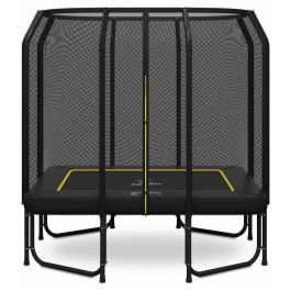 Magic Jump Fiber Rechthoekige Trampoline 153x214 cm Black met net