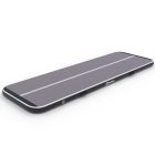 Airtrack 12spring 300x100x10 cm standaard Zwartgrijs