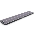 Airtrack 12spring 600x100x20 cm Plus Zwart/grijs