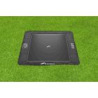 Flat to the ground Trampoline Rechthoekig Akrobat Primus Zwart/Zwart 380x250 cm