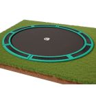 Flat to the ground Trampoline Capital Play Groen 427 cm