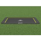 Flat to the ground Trampoline Rechthoekig Magic Circle Pro Zwart 244x366 cm