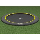Flat to the Ground Trampoline Magic Circle Pro Black 251 cm