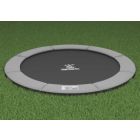 Flat to the Ground Trampoline Magic Circle Pro Grey 305 cm