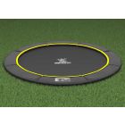 Flat to the Ground Trampoline Magic Circle Pro Black 305 cm