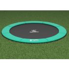 Flat to the Ground Trampoline Magic Circle Pro Groen 366 cm