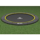 Flat to the Ground Trampoline Magic Circle Pro Black 366 cm