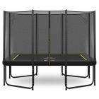 Magic Circle Pro Black Rechthoekige Trampoline 214 x 305 cm met veiligheidsnet
