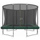 Magic Jump Fiber Rechthoekige Trampoline 214 x 305 cm Groen met Veiligheidsnet