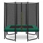 Magic Jump Rechthoekige Trampoline 153 x 214 cm Groen met Veiligheidsnet