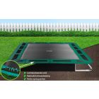 Flat to the ground Trampoline Rechthoekig Capital Play Groen 427 x 305 cm