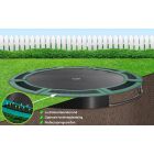 Flat to the ground Trampoline Capital Play Groen 366 cm