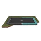 Berg Ultim Champion Rechthoekige Flatground Trampoline 330x220 cm