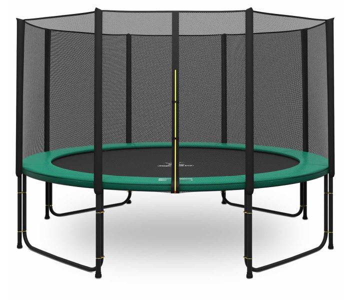 Magic Jump trampoline 427 cm Groen met veiligheidsnet