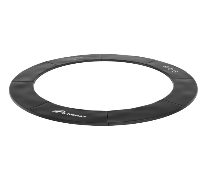 Trampoline Rand Flat To The Ground Akrobat 366 cm Zwart